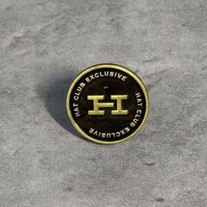 Hat Club Hat Pin Bronze Gold Black Exclusive Logo New Era Fitted Accessory